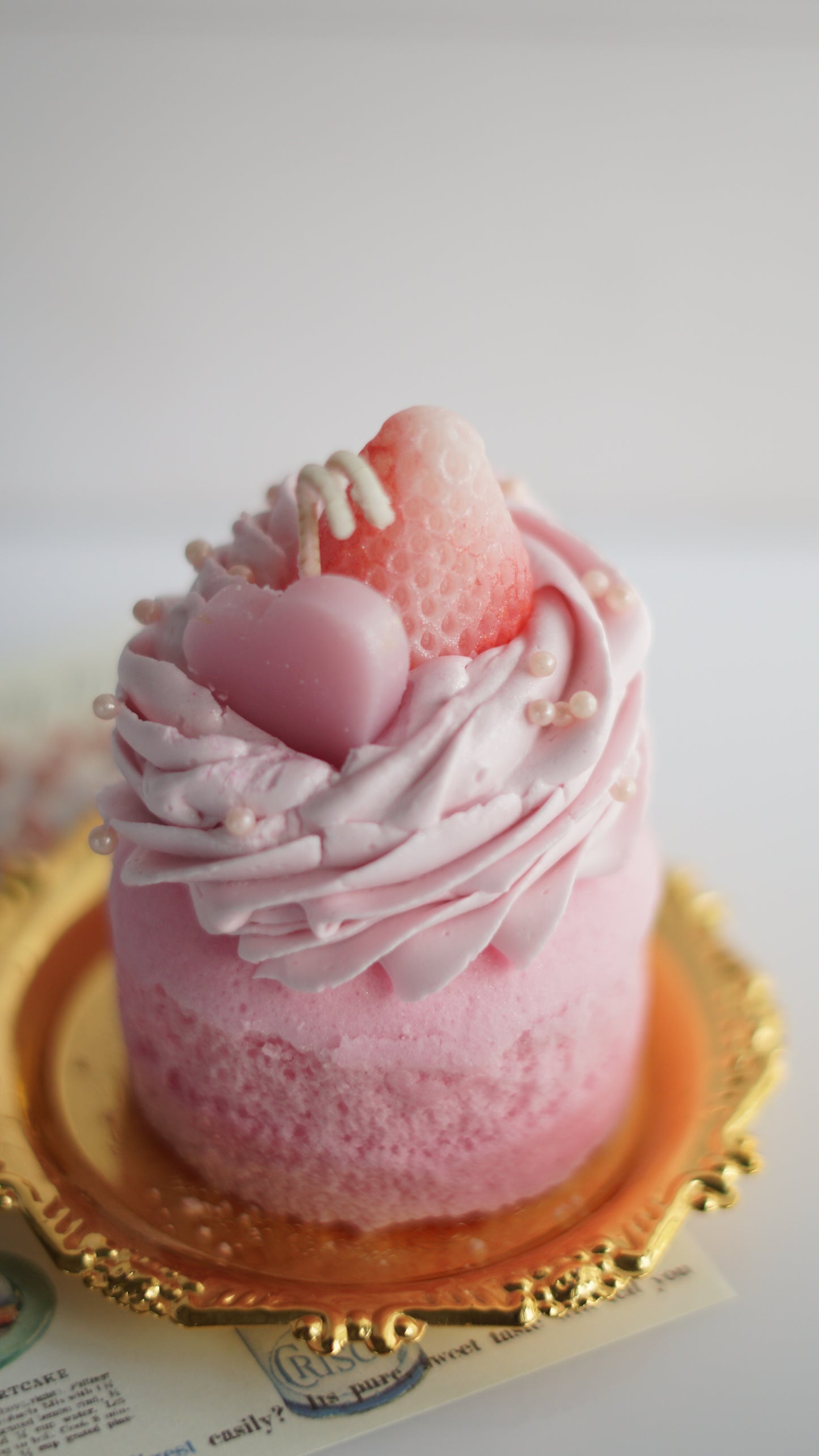 Strawberry & Cream Cupcake
