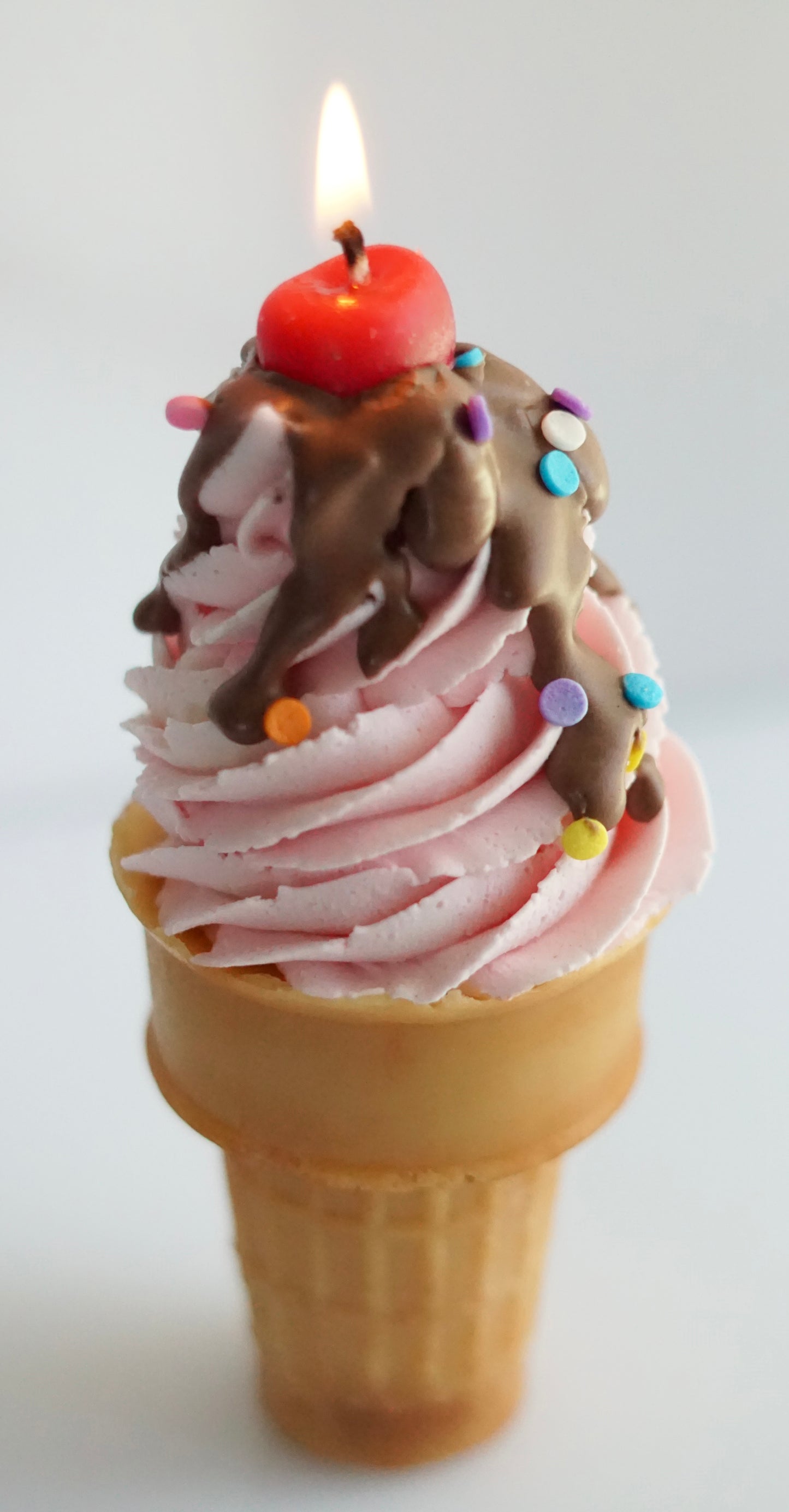 Ice Cream Cone Candle