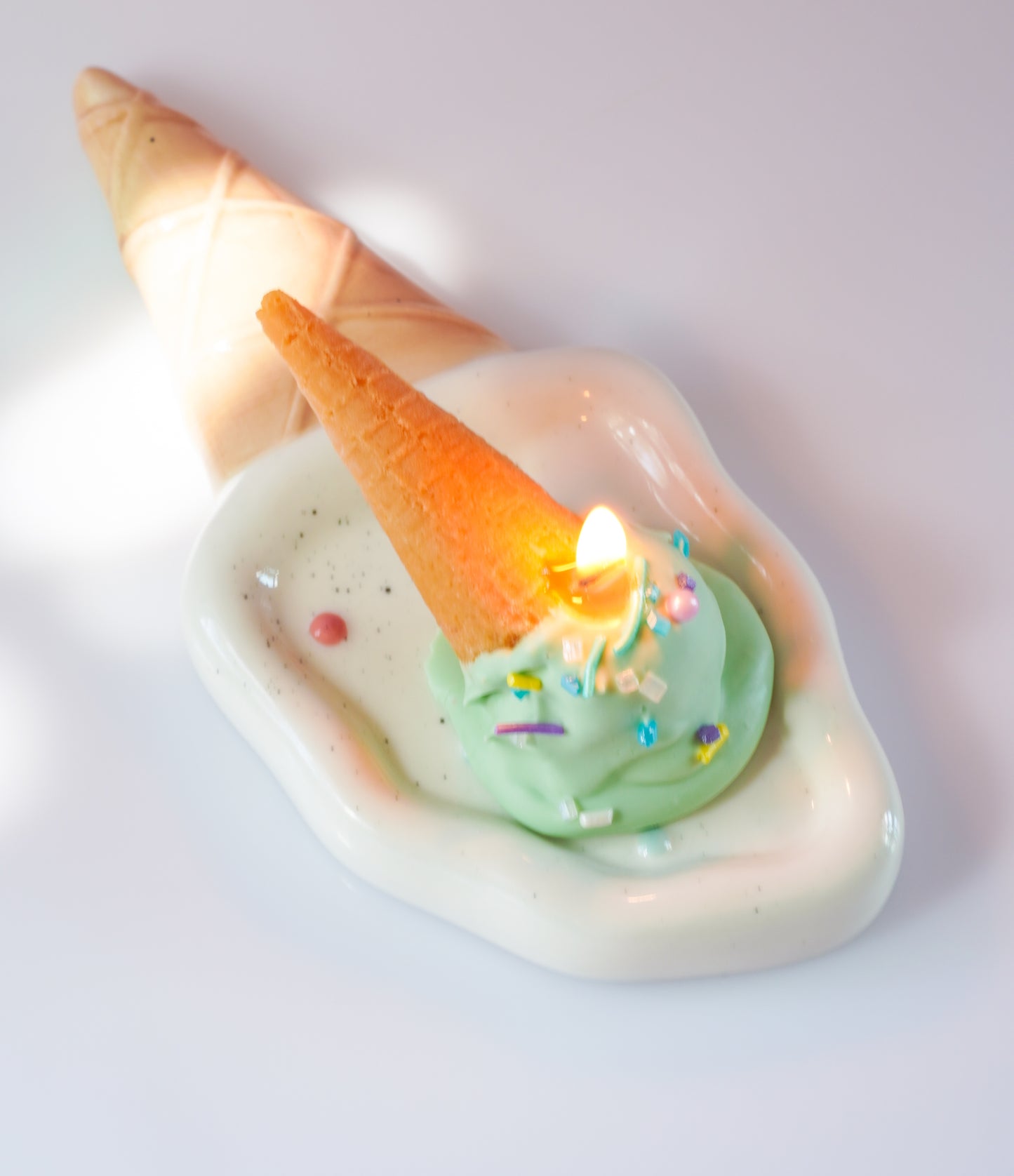 Ice-Cream Cone Cake Candle