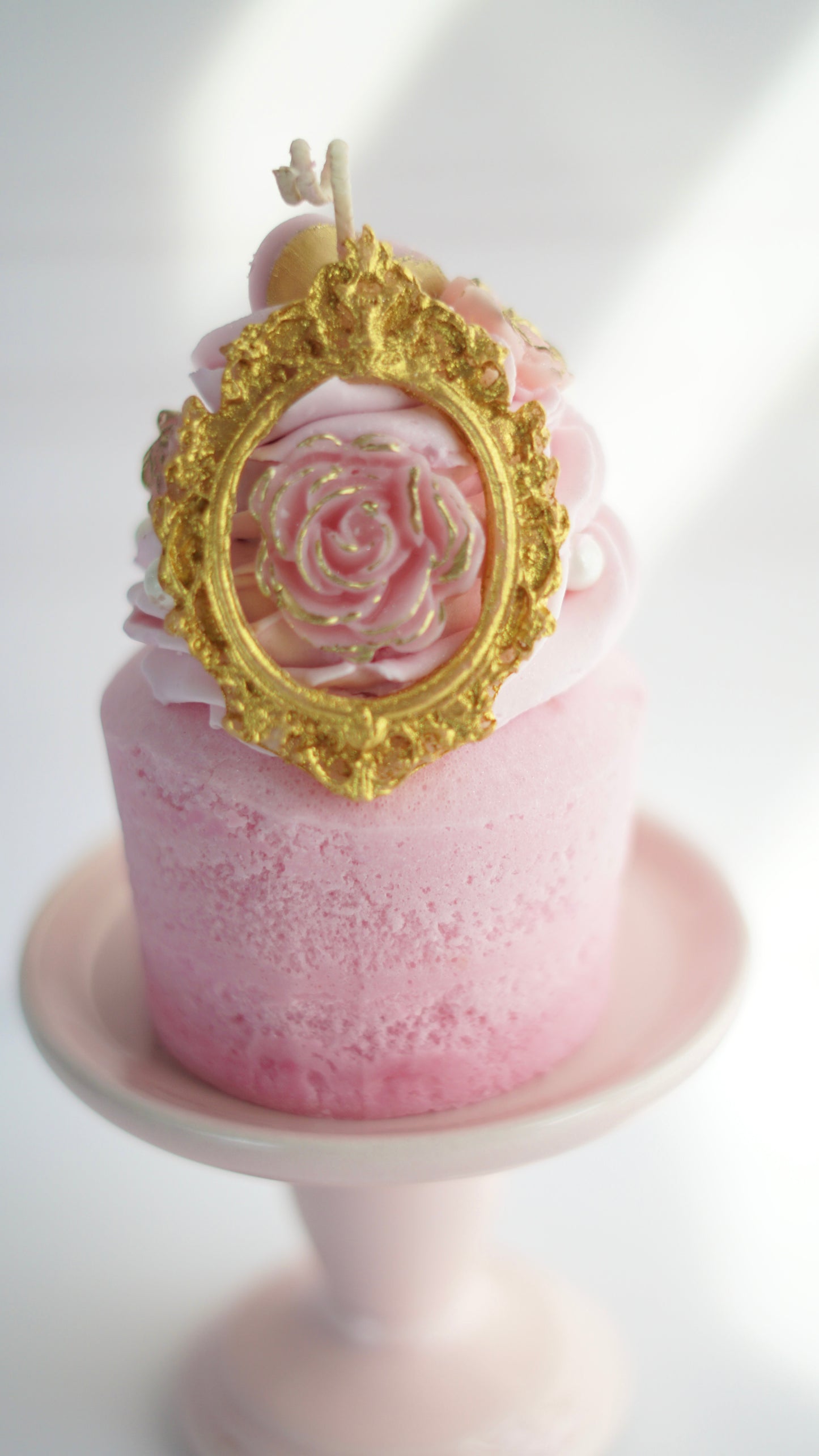 Gourmet Strawberry Cupcake Candle