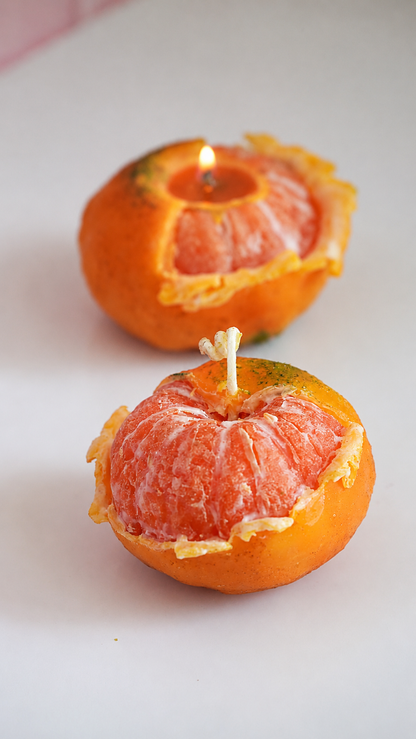 Mandarin Set of 2 Candle