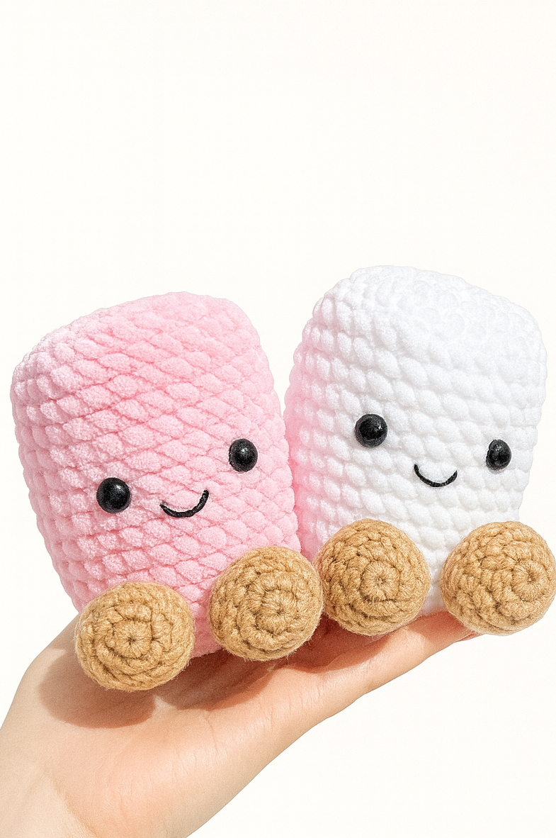 Marshmallow crochet INSPIRED Jellycats