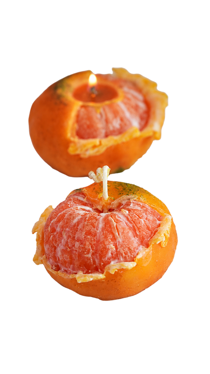 Mandarin Set of 2 Candle