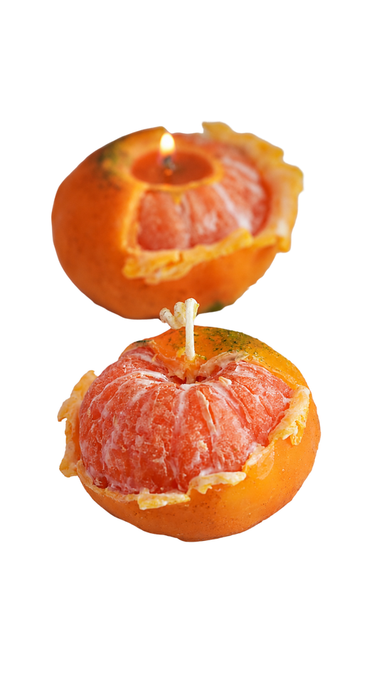Mandarin Set of 2 Candle