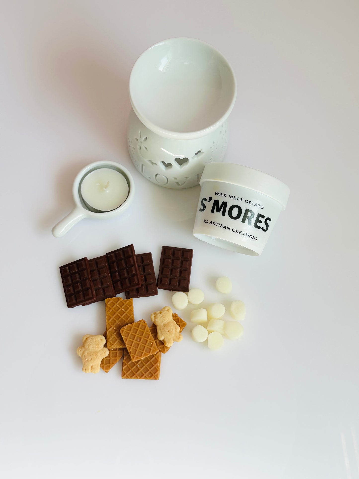 Kit calentador de cera para regazo y S'more