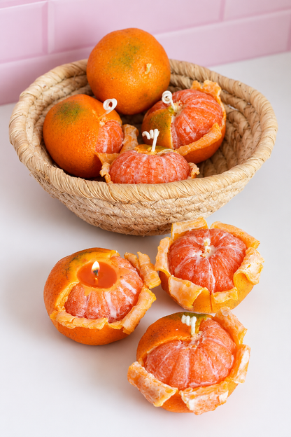 Mandarin Set of 2 Candle