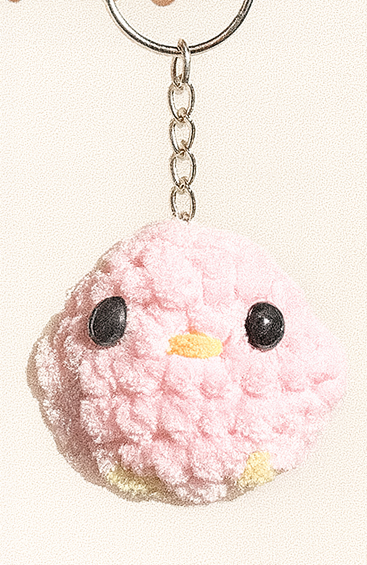 Crochet Chick keychain
