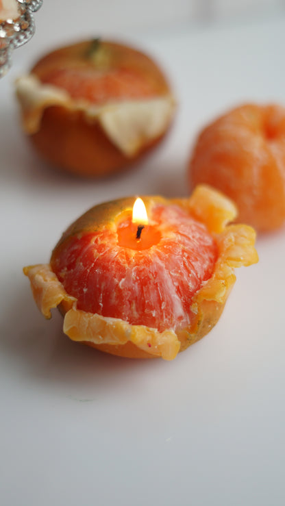 Mandarin Set of 2 Candle