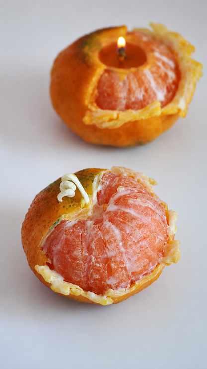 Mandarin Set of 2 Candle