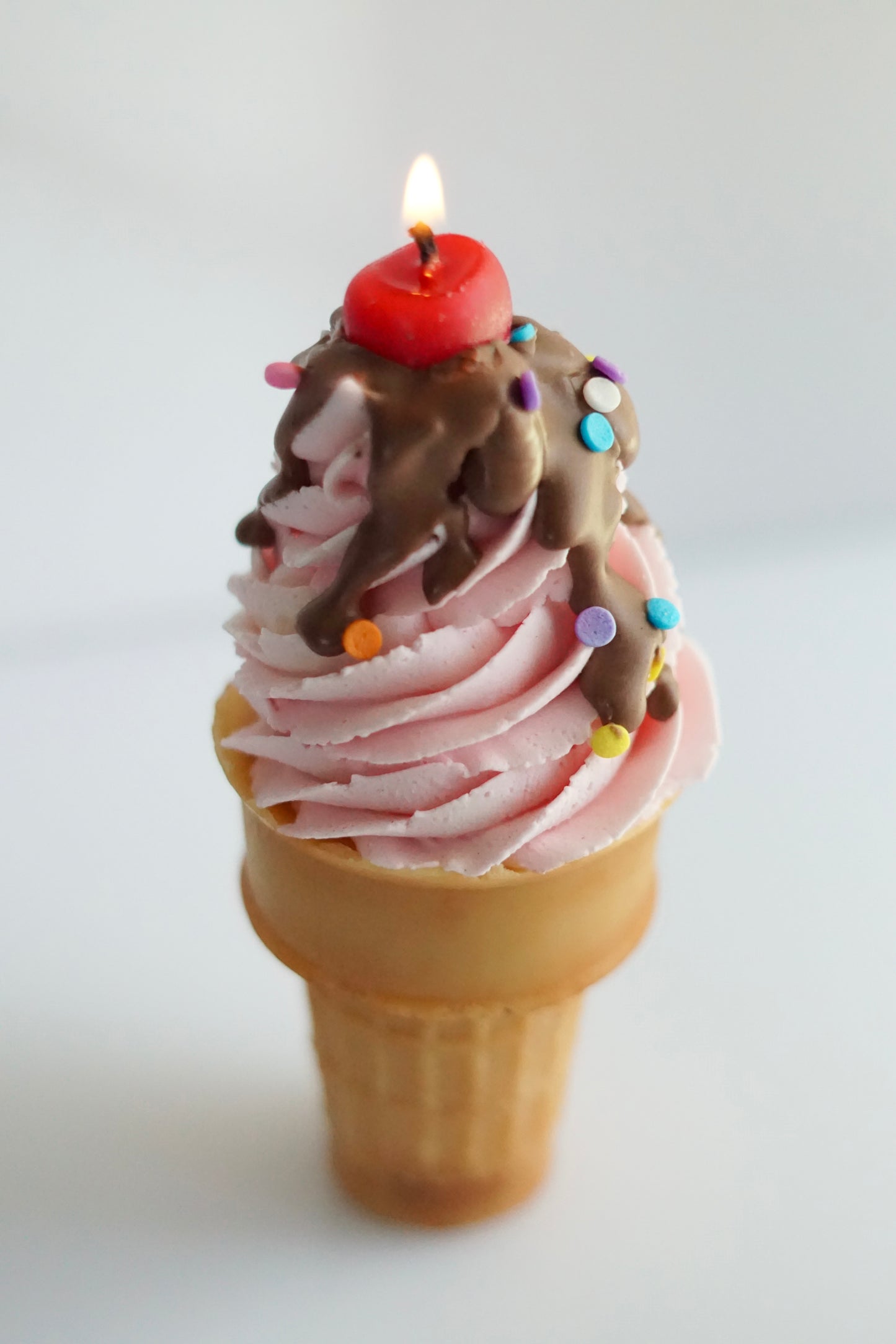 Ice Cream Cone Candle