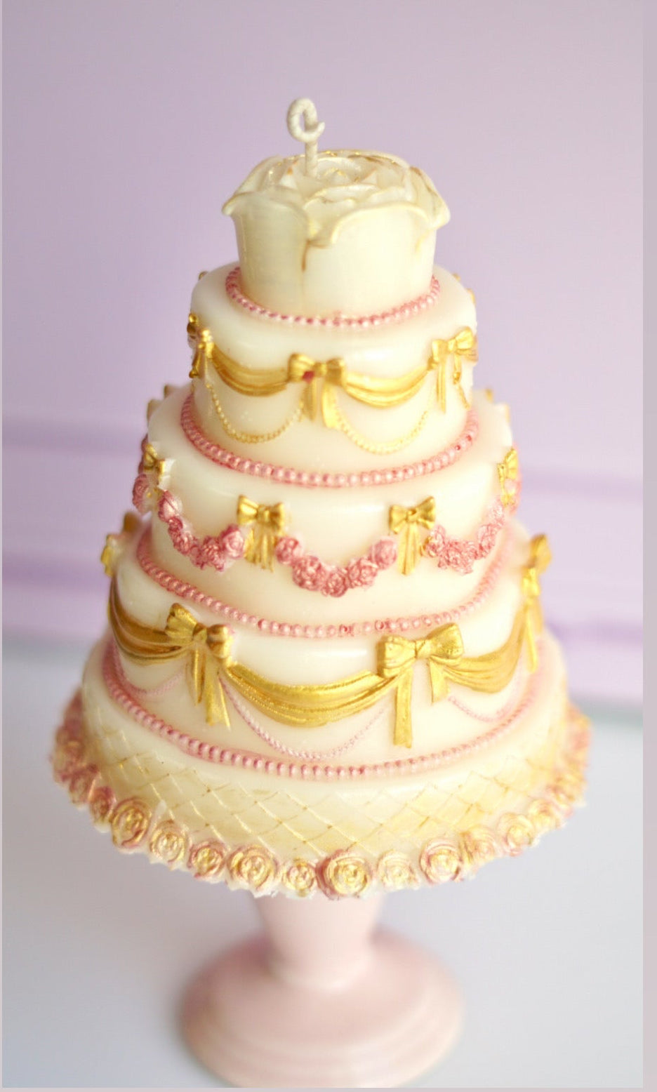 4 tier Birthday Cake Candle
