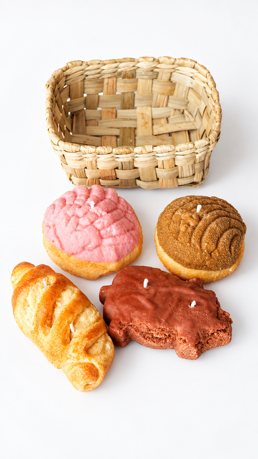 Canastita Pan Dulce Candles