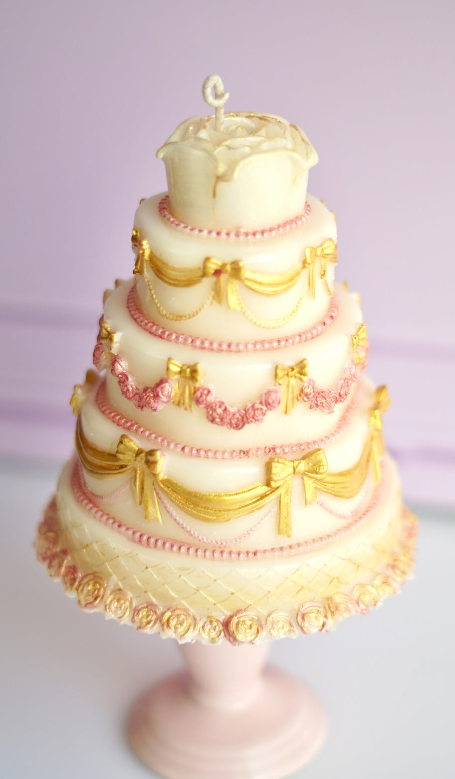 4 tier Birthday Cake Candle