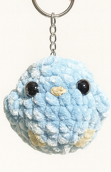 Crochet Chick keychain