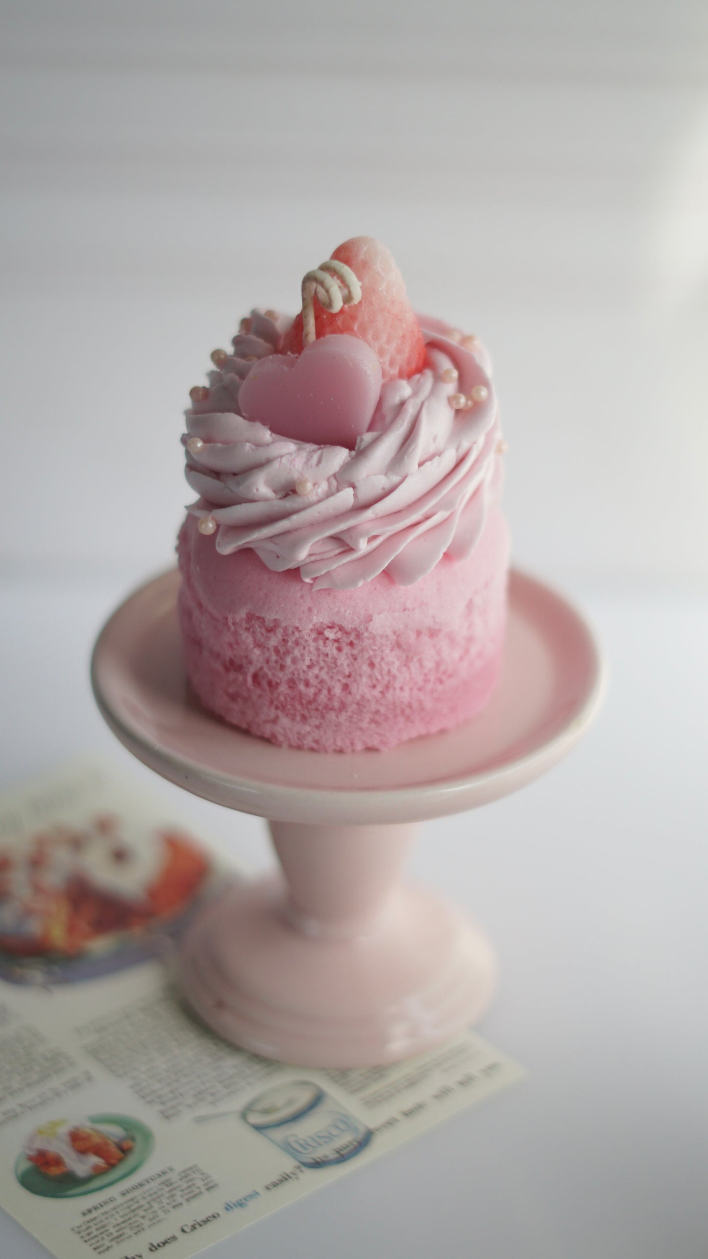 Strawberry & Cream Cupcake