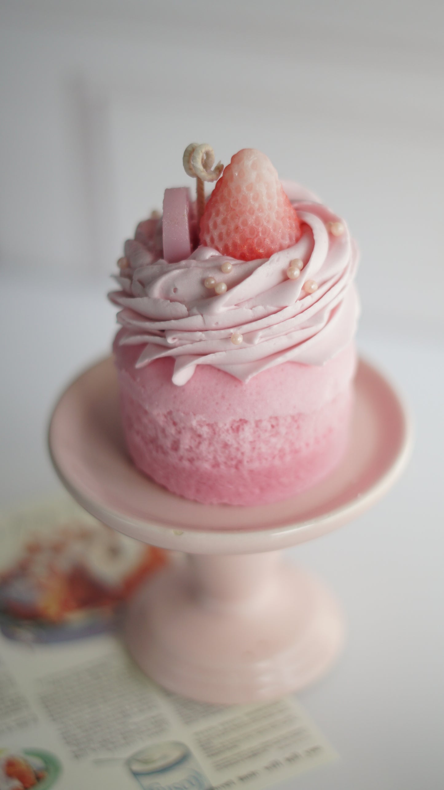 Strawberry & Cream Cupcake