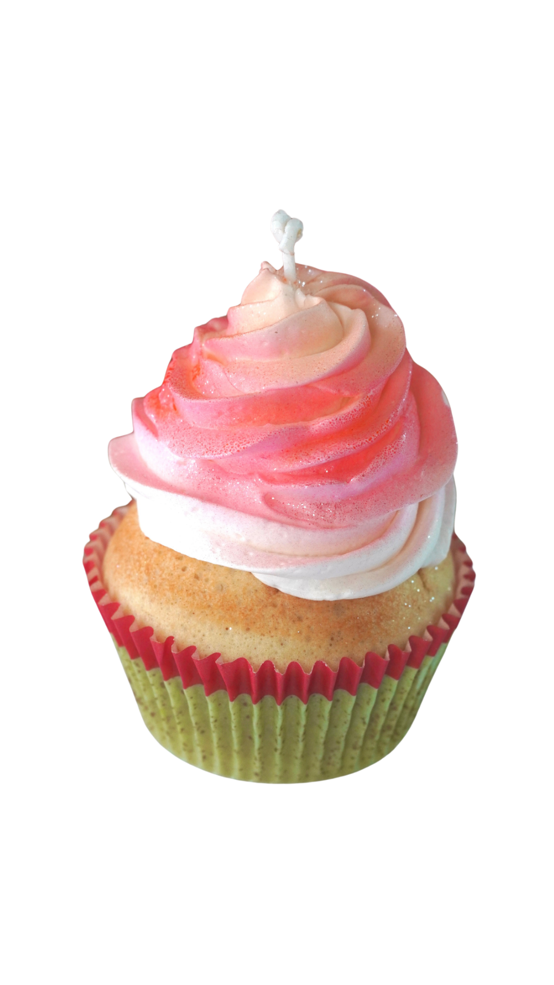 Sunset Cupcake Candle