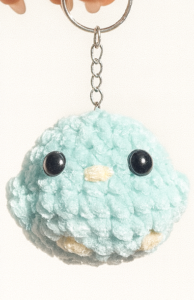 Crochet Chick keychain