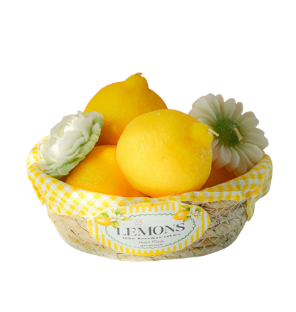Lemon Basket Candles