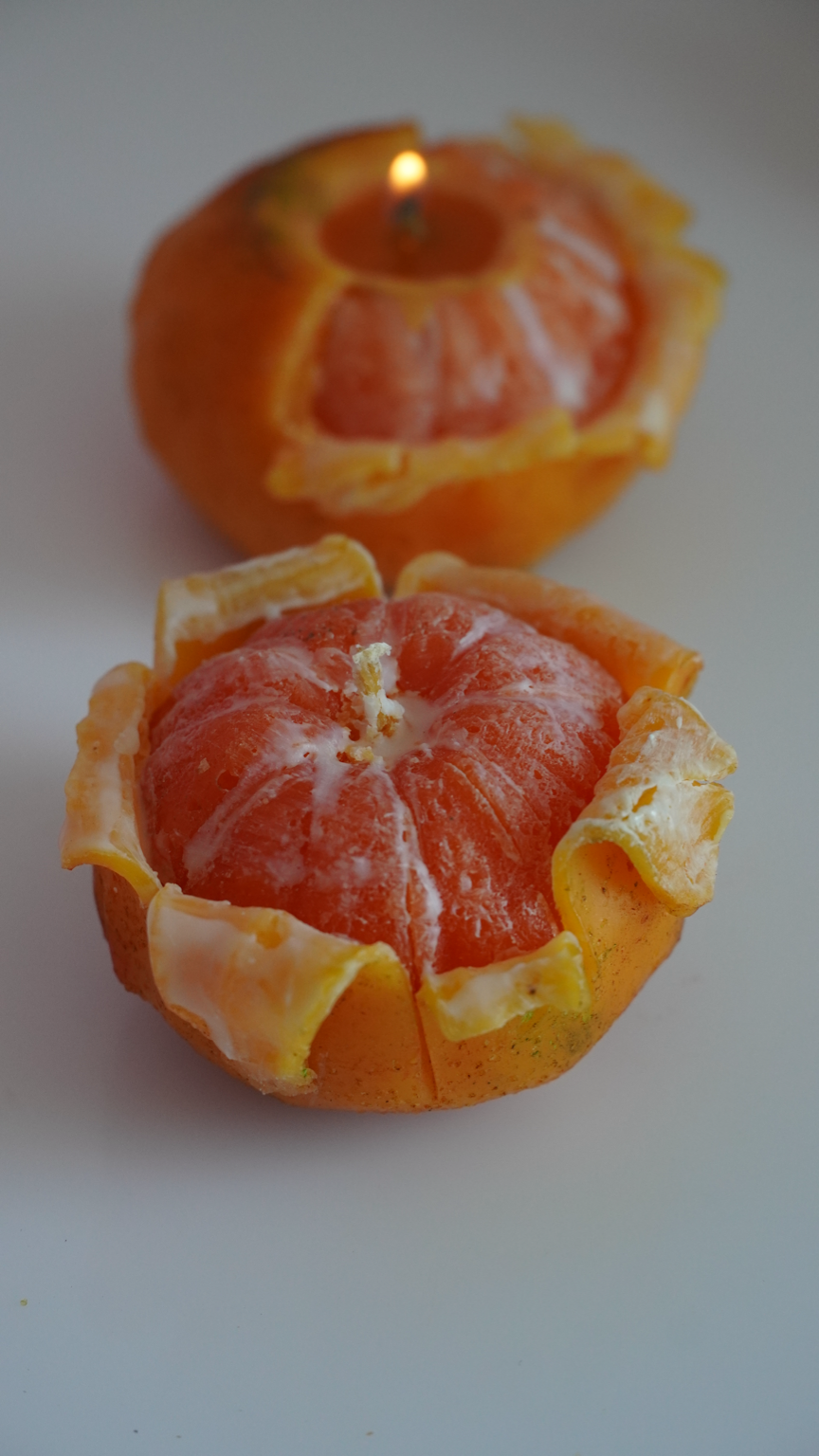 Mandarin Set of 2 Candle
