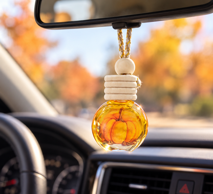 Pumpkin Spice Latte Car Diffuser – 8ml Fall Scent with Pumpkin Decal & Gift Box