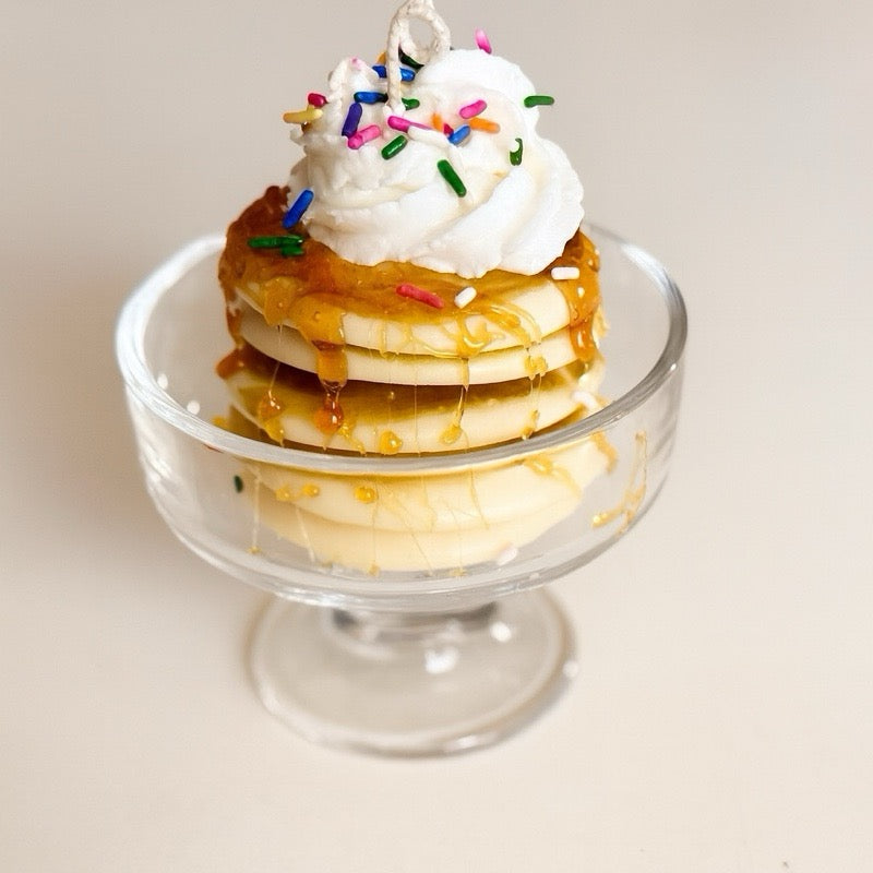 Mini Birthday Pancake Candle