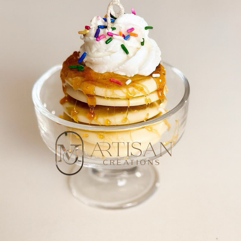 Mini Birthday Pancake Candle