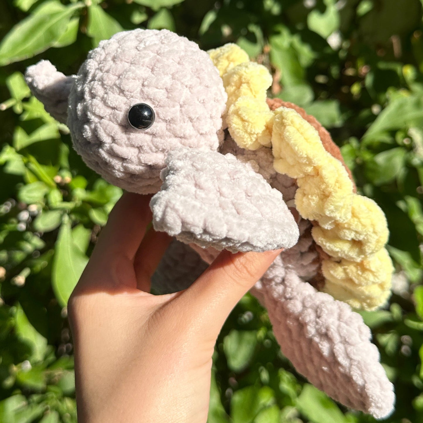 Crochet Sunflower Turtle