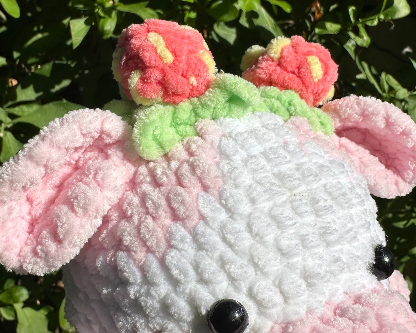 Crochet Strawberry Cow