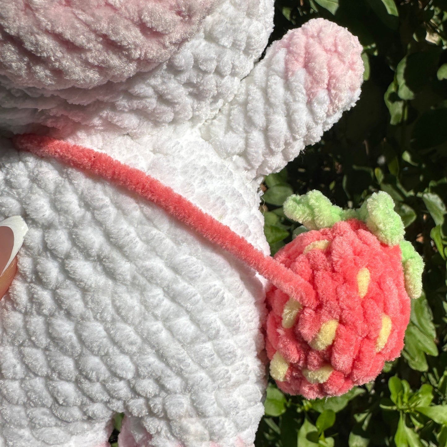 Crochet Strawberry Cow