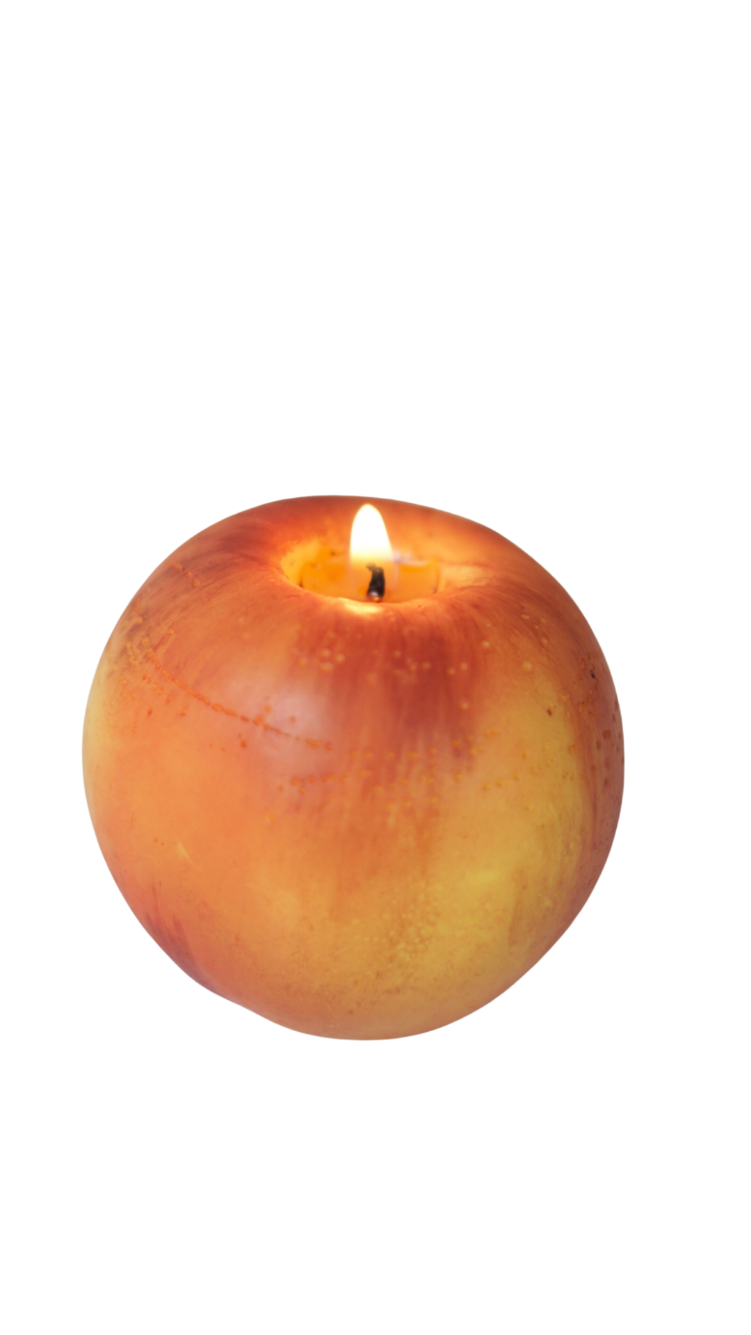 Realistic  Beeswax Apple Candle