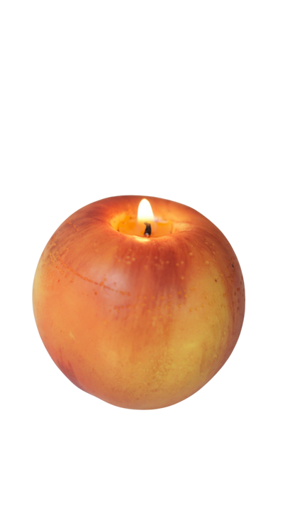Realistic  Beeswax Apple Candle