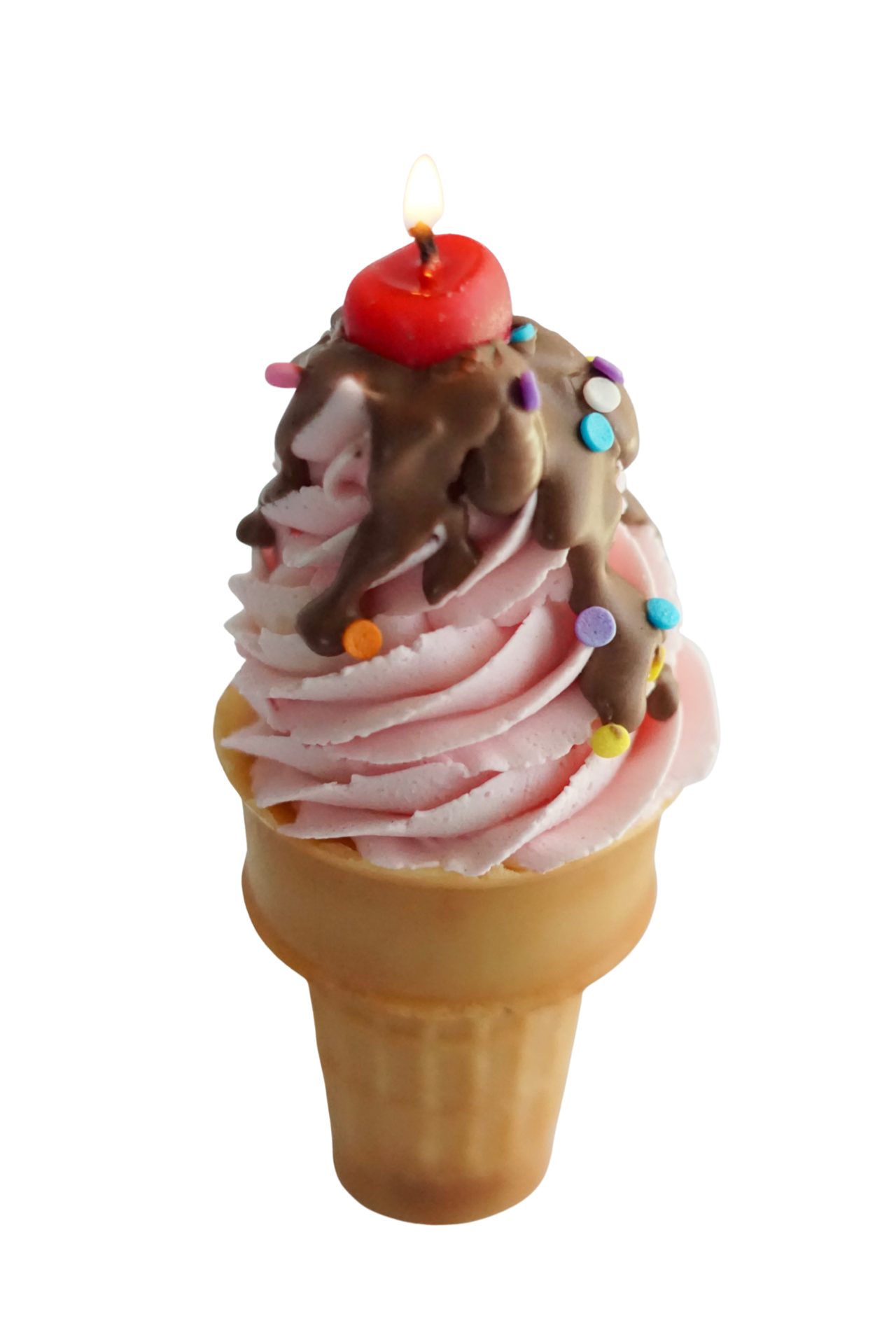 Ice Cream Cone Candle
