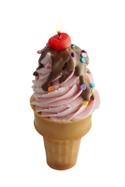 Ice Cream Cone Candle